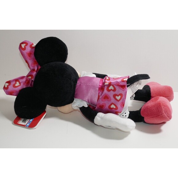 Just Play Disney Minnie Mouse Pink Red Hearts 9" Plush Stuffed Animal w/Tags - Picture 4 of 6